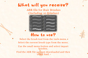 10 Photoshop Hair Brushes Pack, a Brush Add-On by Velo Graphic Studio (Thumbnail 6 of 6)