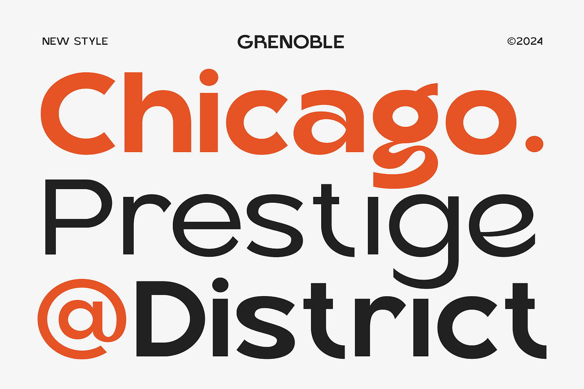 Grenoble, a Sans Serif Font by Umitype (Photo 10 of 11)