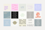 Instagram Quotes Posts Stories PS, a Social Media Template by Love Radiation Studio (Thumbnail 15 of 19)