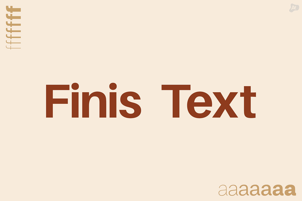 Finis Text [80% OFF], a Sans Serif Font by Alvotype (Photo 1 of 5)