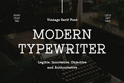 Untold History - Typewriter Font, a Serif Font by Arterfak Project (Thumbnail 3 of 13)