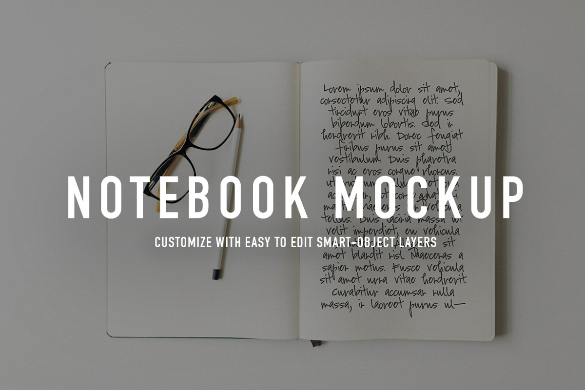 Notebook Styled Stock Photo + Mockup, a Pens & Pencil Mockup by Pretty Techie (Photo 1 of 4)