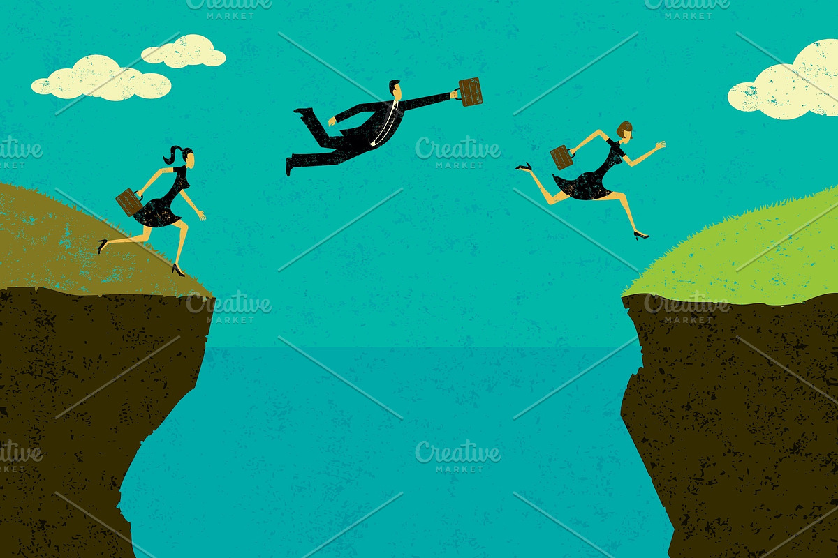 Business Concepts Bundle 11 Women, a Person Illustration by retrorocket (Photo 9 of 21)
