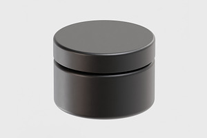 Cosmetic jar 3d model, an Object 3D Model by fahad121