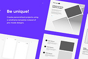 Behance & Dribbble Templates, an UI Kit Template by Lumina_ui_ux202 (Thumbnail 4 of 6)