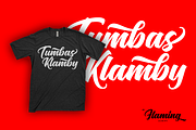 Flaming Script, a Script Font by Sikifonts (Thumbnail 2 of 8)
