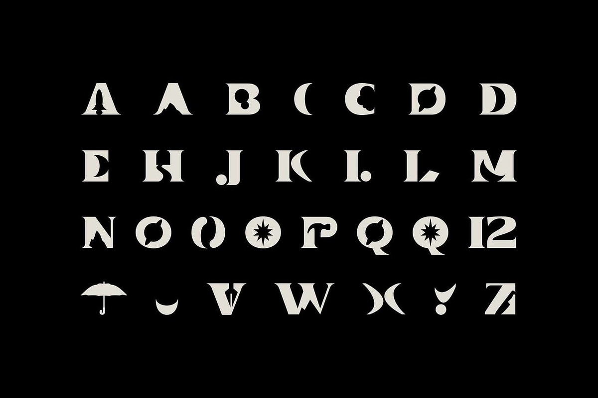 Stencil - Logo Serif Font, a Serif Font by Luna Shop (Photo 3 of 13)
