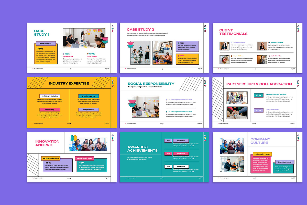 Creative Agency Profile PowerPoint, a Presentation Template by Neermana (Photo 4 of 5)