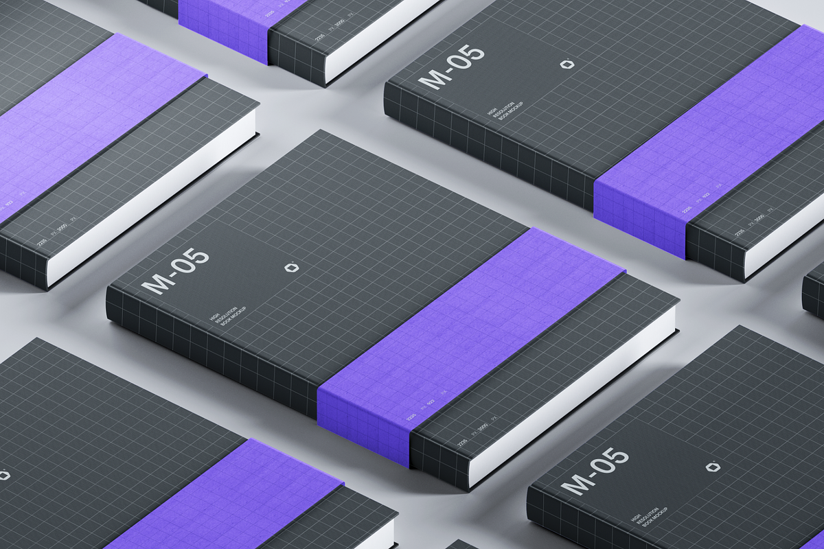 Book Mockup M05 / 6 Scenes, a Print Template by Daniel's Visual (Photo 9 of 9)