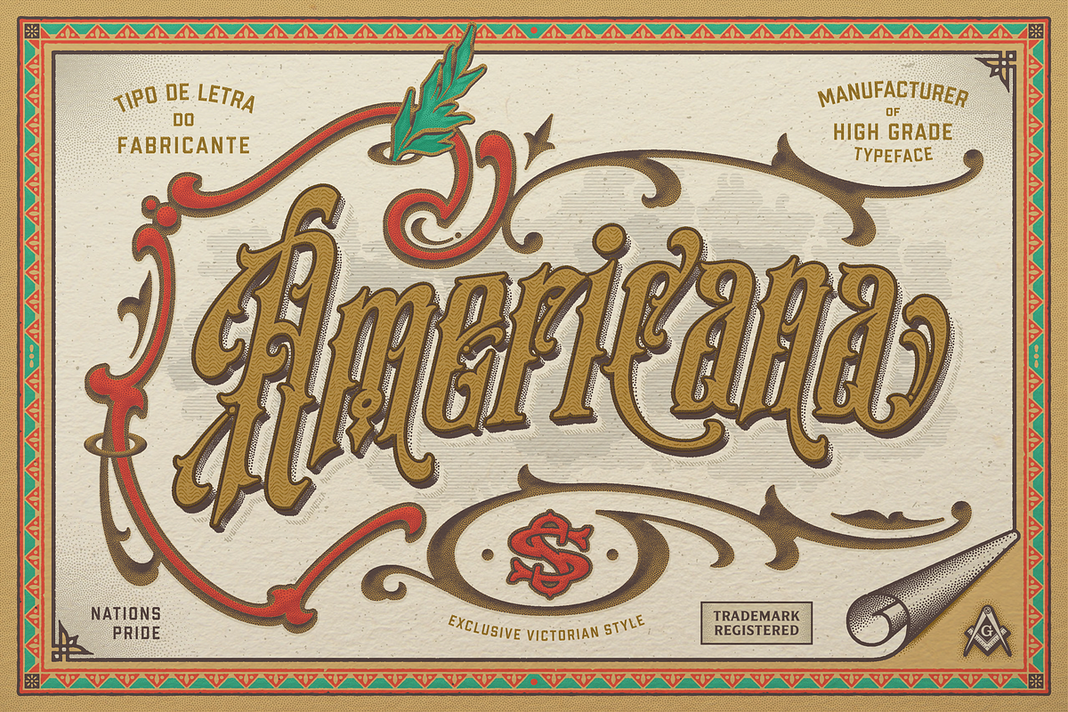 S&S Amberosa, a Font by Spencer & Sons Co. (Photo 1 of 9)