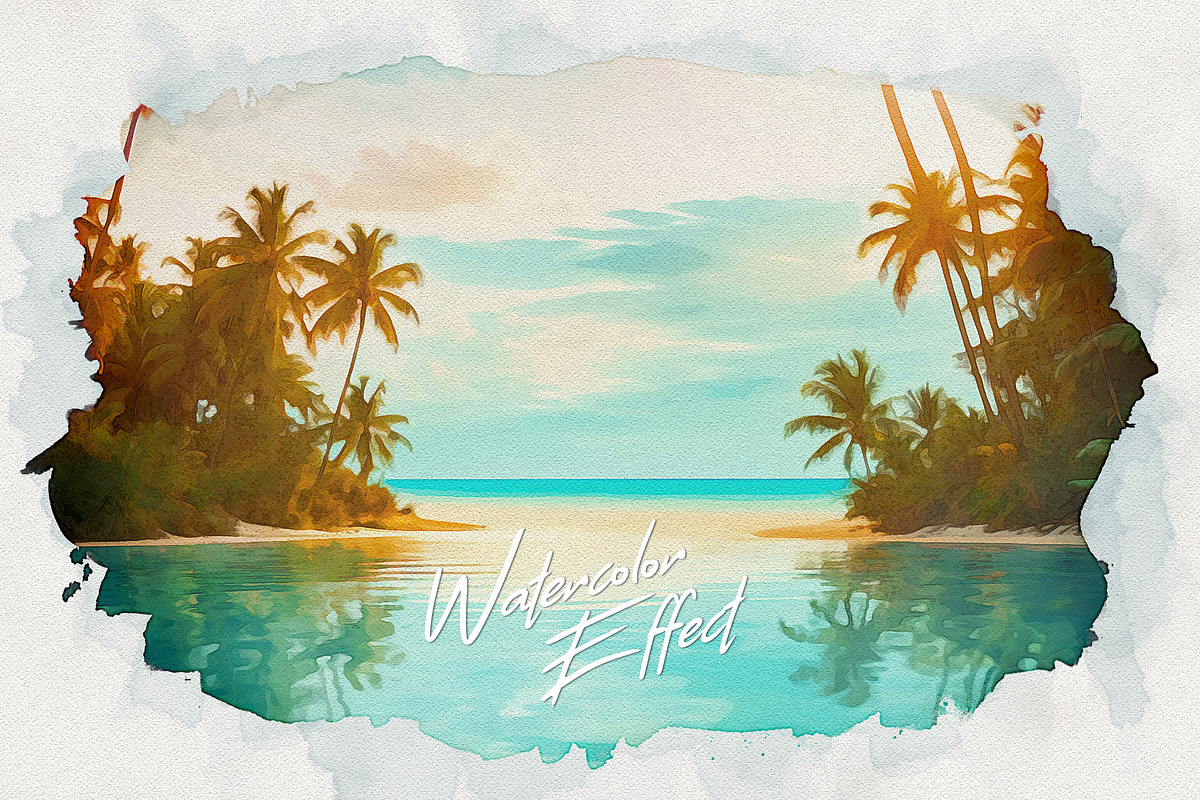 Watercolor Frames Photoshop Effects, a Layer Style Add-On by Andrew Skoch Design (Photo 4 of 12)