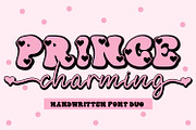 Prince Charming Retro Font Duo, a Handwritten Font by Freeling Design House (Thumbnail 1 of 8)