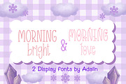 Morning Bright & Morning Love, a Serif Font by Adalin Shop (Thumbnail 1 of 7)