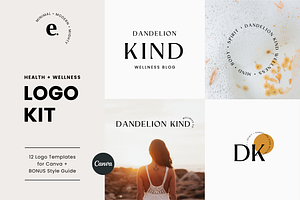 Wellness Logo Template Canva