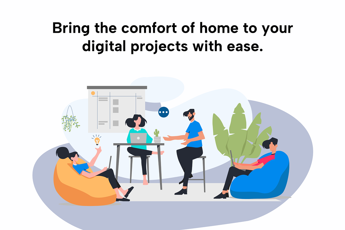 Nairobi Remote Work Illustration, an Illustration by graphicsauce (Photo 2 of 6)