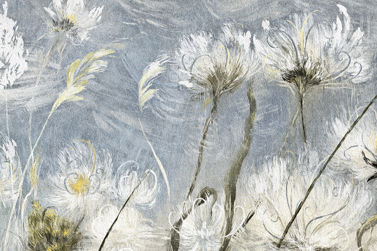 Wallpaper Wild Grasses, a Wallpaper Graphic by apollinariia_shop (Photo 2 of 9)