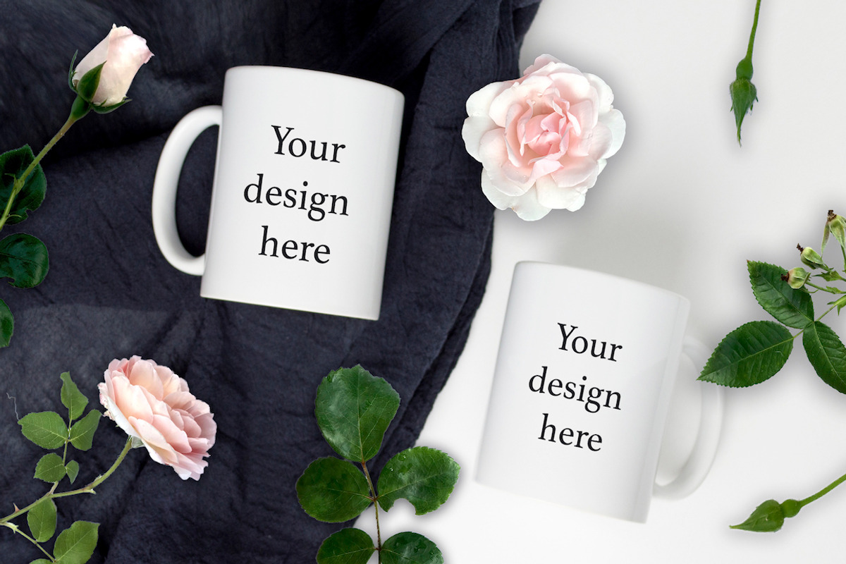 Floral Scene Creator + 5 Mock Ups., a Mockup by ClipArtRoom (Photo 2 of 7)