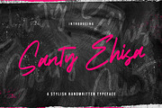 Santy Ehisa - Stylish Script Font, a Script Font by StringLabs (Thumbnail 1 of 11)