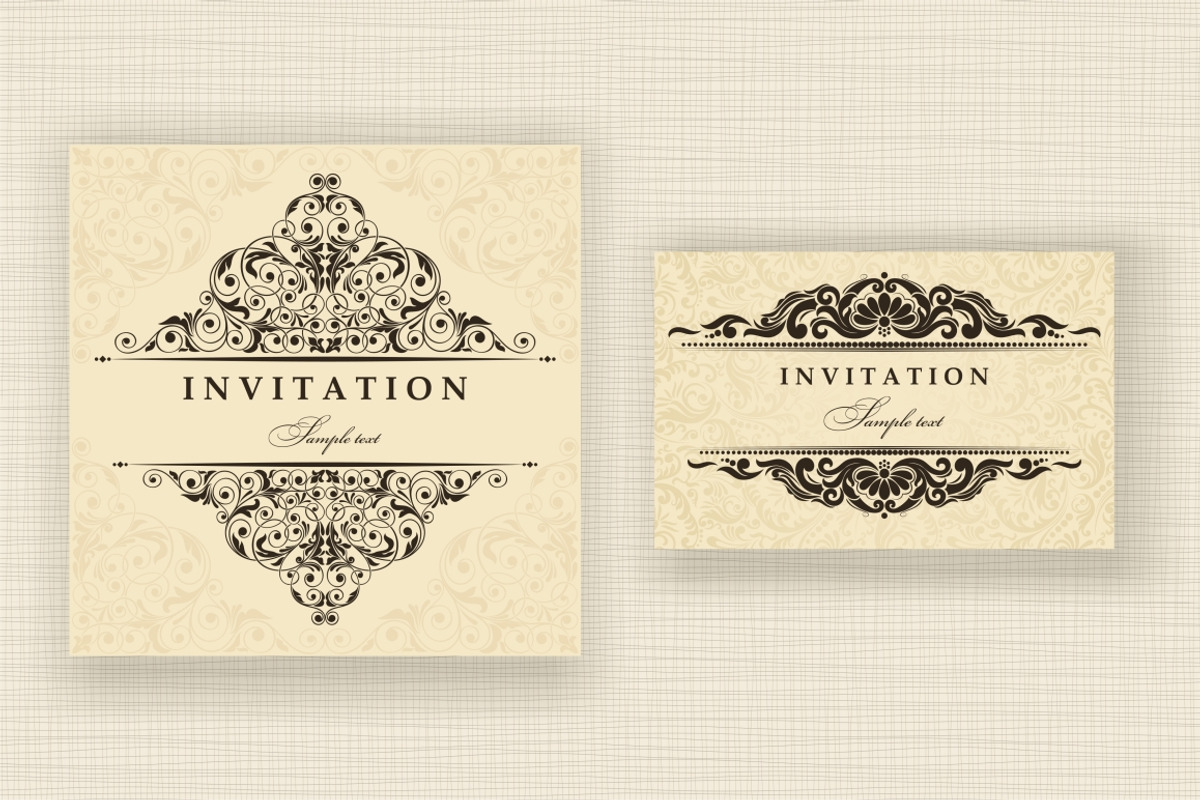 Wedding Invitation set, an Invitation Template by NataLito (Photo 5 of 5)