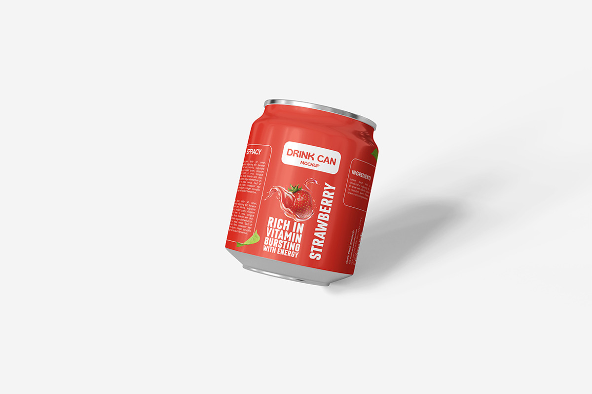 Drink Can Mockup, a Product Mockup by MrLetters (Photo 4 of 5)