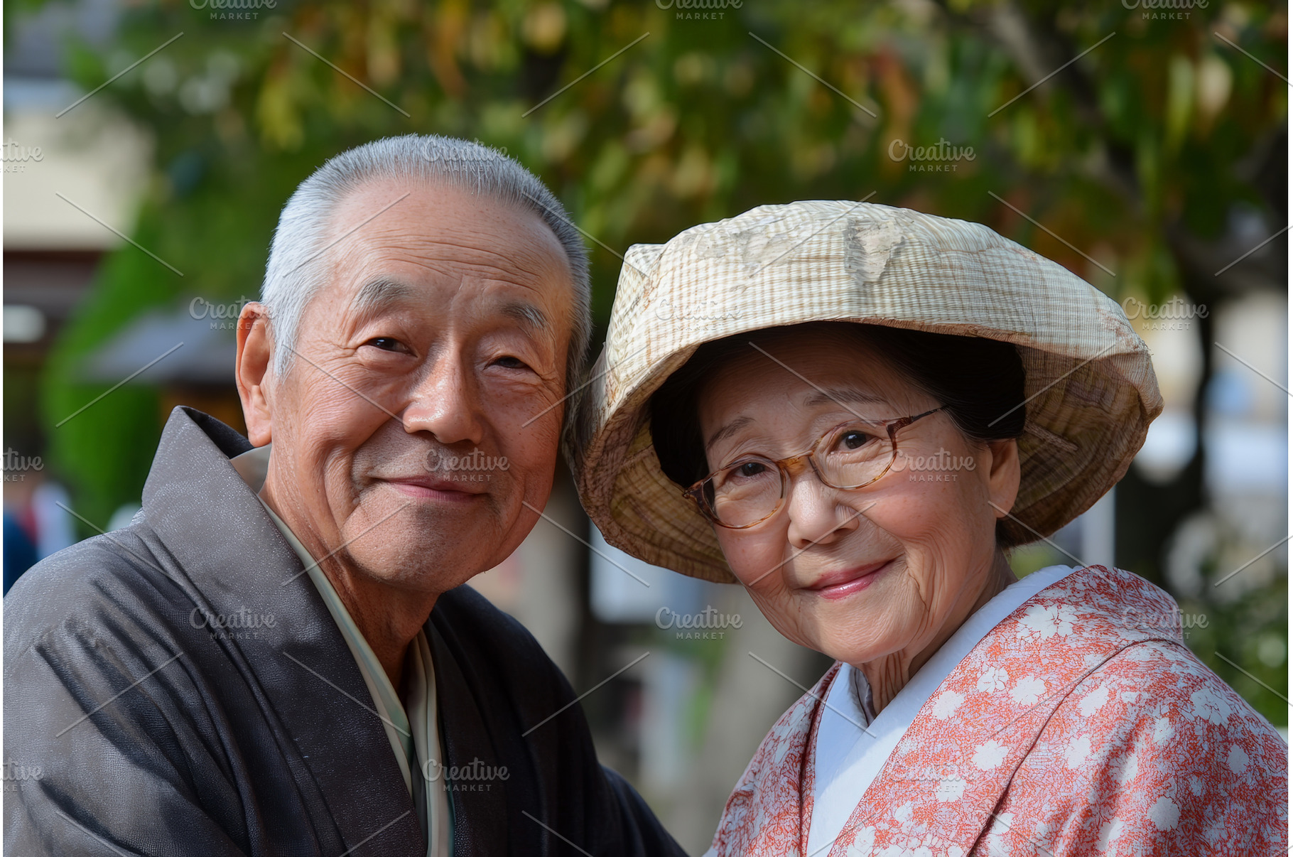 Charming portrait of an elderly, a Person Photo by Nature and travel