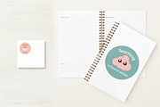 Bundle Kawaii Teacher Planner Pack, an Education Illustration by ElicoelhoDesign Shop (Thumbnail 5 of 9)