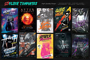 Flyer Templates & Model Stock Bundle, a Flyer Template by Amorjesu.com (Thumbnail 4 of 10)