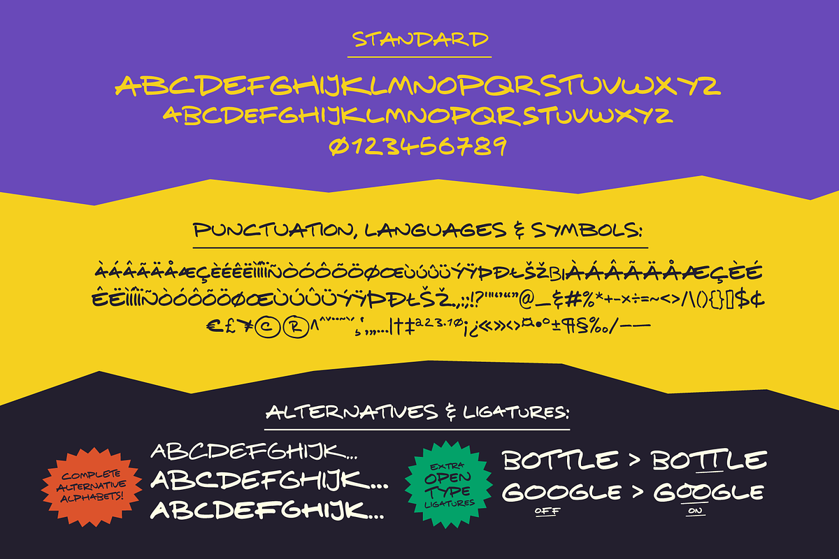 Craze Status: All Caps Comic Font, a Font by Wingsart Studio (Photo 3 of 13)