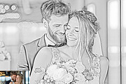 Romantic Wedding Oil & Sketch, an Action Add-On by Studio Retouch (Thumbnail 13 of 13)