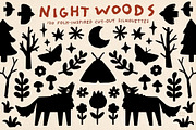 Night Woods, a Decorative Illustration by Dina Mae (Thumbnail 1 of 10)