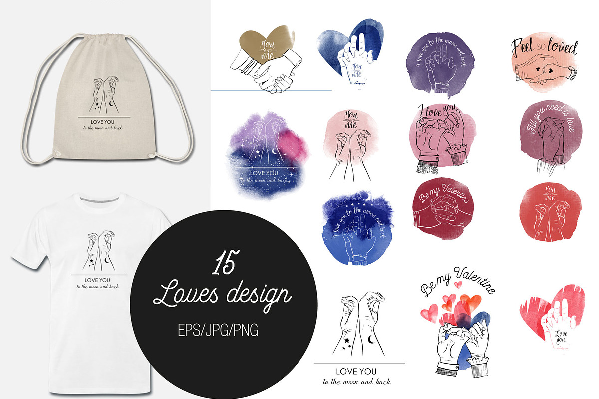Hands & Love, an Illustration by Tatiana Davidova (Photo 3 of 4)