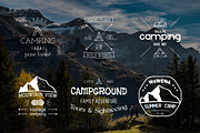 Outdoor Camping Badges and Logos, an Object Graphic by JeksonGraphics (Thumbnail 1 of 2)