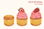 Cupcake Valentine's Day, a Seasonal Illustration by 7nov.studio (Thumbnail 3 of 4)