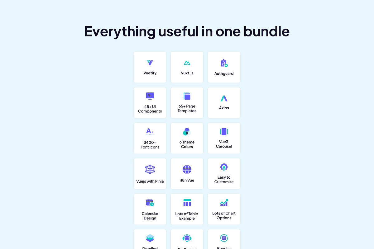 MatDash Vuetify Nuxt Admin Template, a Templates & Theme by AdminMart (Photo 3 of 15)