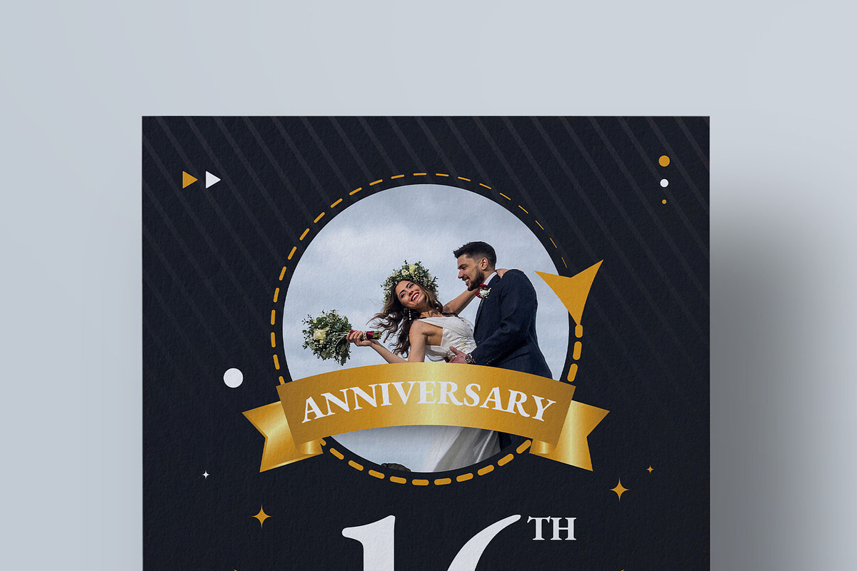 Wedding Anniversary Invitation Flyer, a Flyer Template by MightyDesign (Photo 2 of 8)