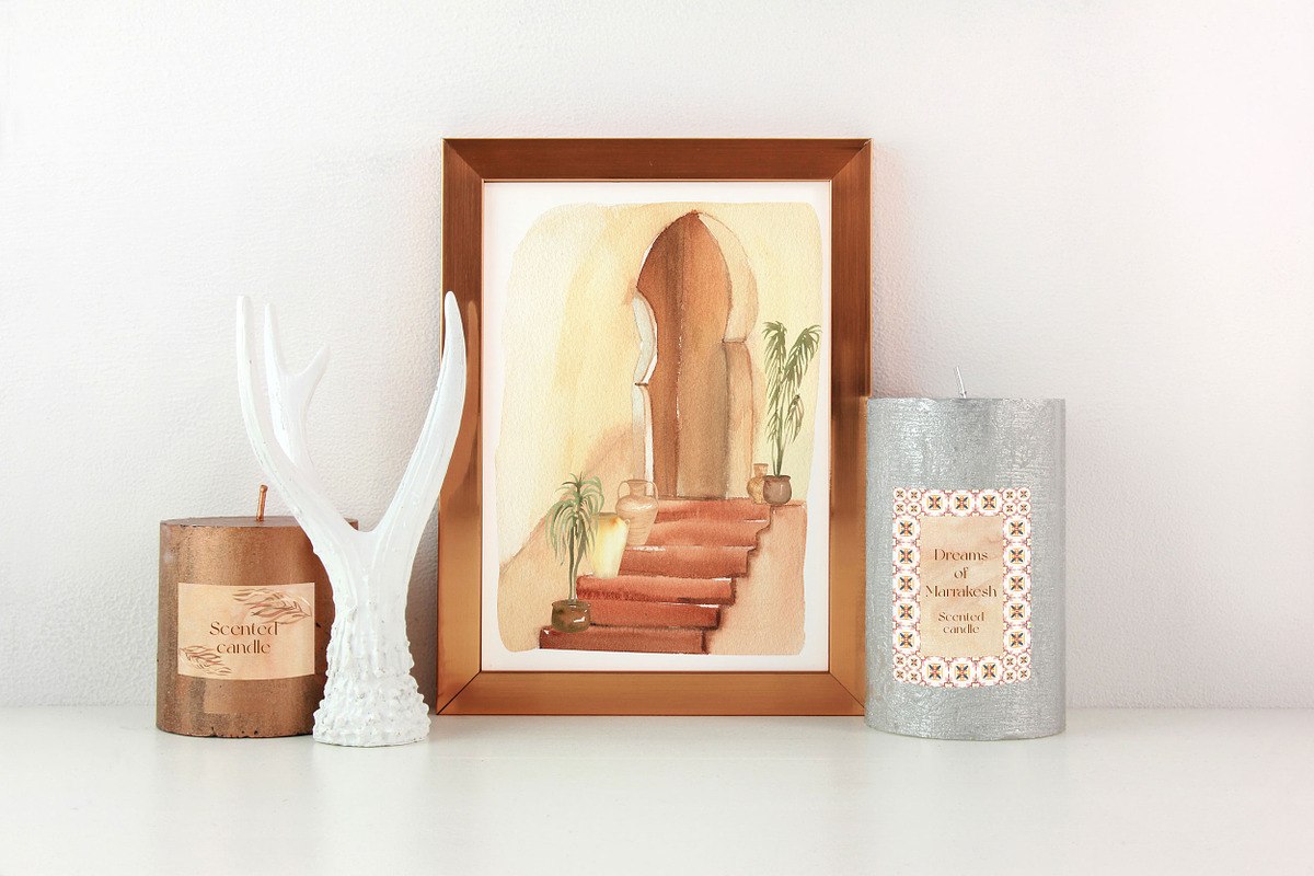 Marrakesh Boho Wedding Aesthetics, a Decorative Illustration by Catch the Dream Art (Photo 10 of 16)