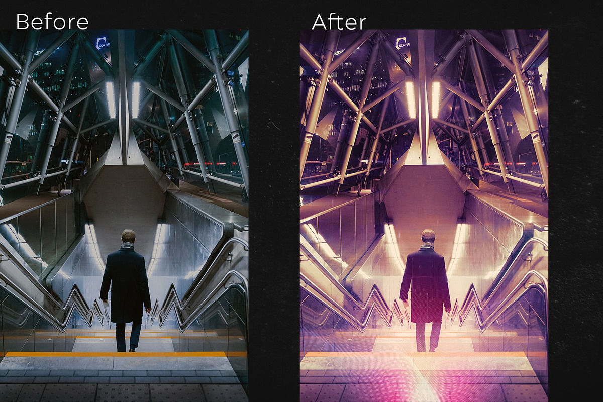 Cyberpunk Photo Effects & Overlays, a Preset Add-On by PhotoSpirit (Photo 6 of 12)