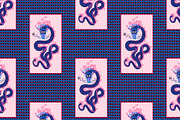 Chinese dragon. Art and pattern, an Illustration by sovarina (Thumbnail 6 of 9)