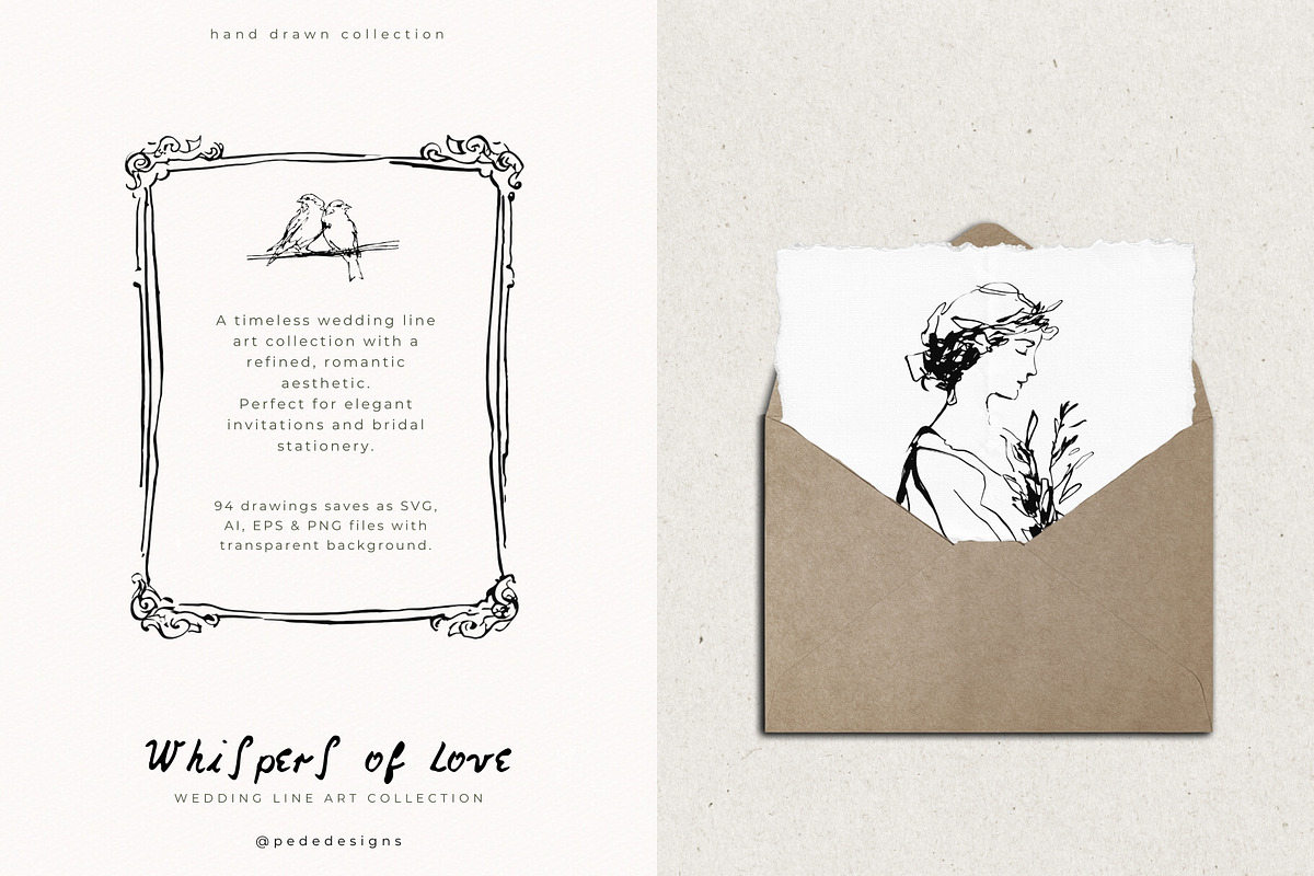 Whispers of Love – Wedding Fine Art, a Decorative Illustration by PeDe Designs (Photo 8 of 13)