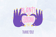 HELLO I'M VEGAN, a Food Illustration by Ja Polina ArtShop (Thumbnail 6 of 6)