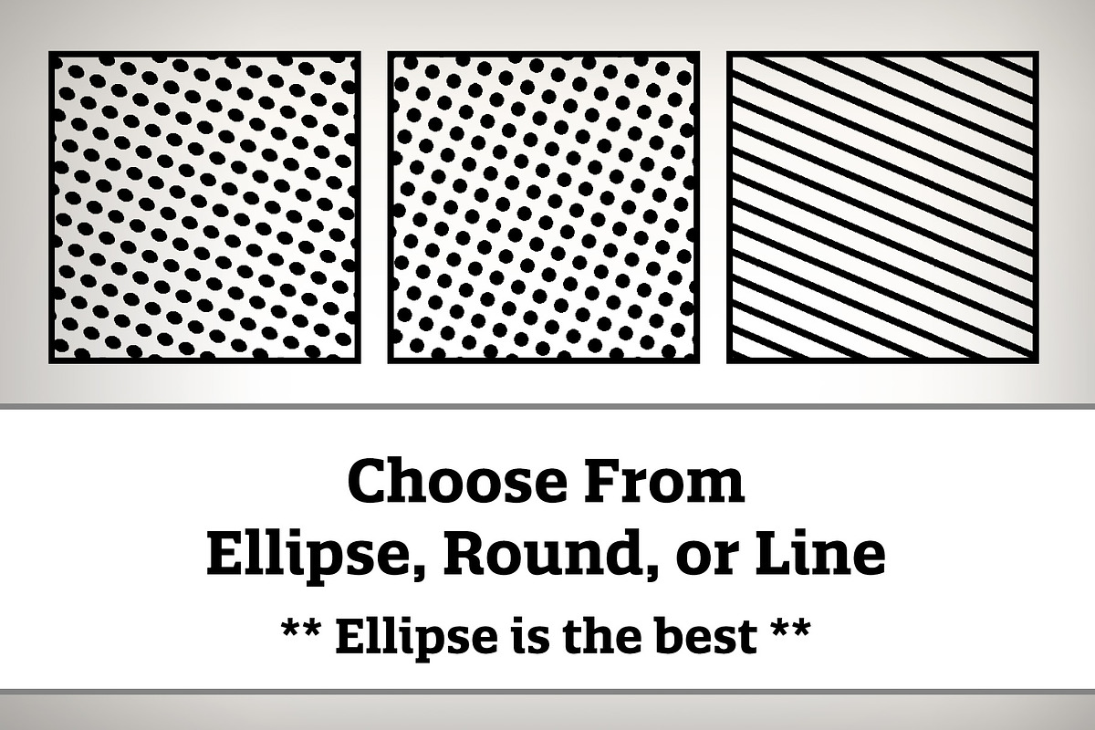 Print-Ready Halftone Patterns, a Pattern Graphic by PXLSMK Graphic Supply (Photo 3 of 4)