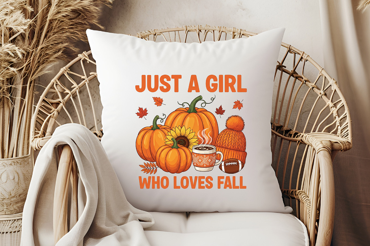 Just a Girl Who Loves Fall Halloween, an Illustration by Libby Wishes (Photo 5 of 6)