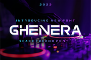 Ghenera Techno Font, a Sans Serif Font by Typegoals Studio (Thumbnail 1 of 7)