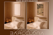 BARCELONA Room Natural FRAME MOCKUP, a Household Mockup by LAMIA DESIGN (Thumbnail 9 of 22)