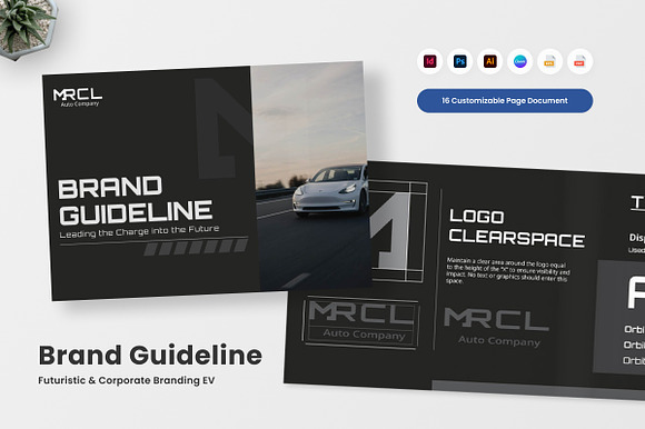 EV Brand Guideline for Futuristic Bu preview 7