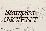 Stampled Ancient - Display Serif, a Serif Font by NuType (Thumbnail 1 of 8)