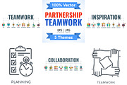 Partnership and Business Teamwork, an Education Illustration by TAlex (Thumbnail 1 of 6)