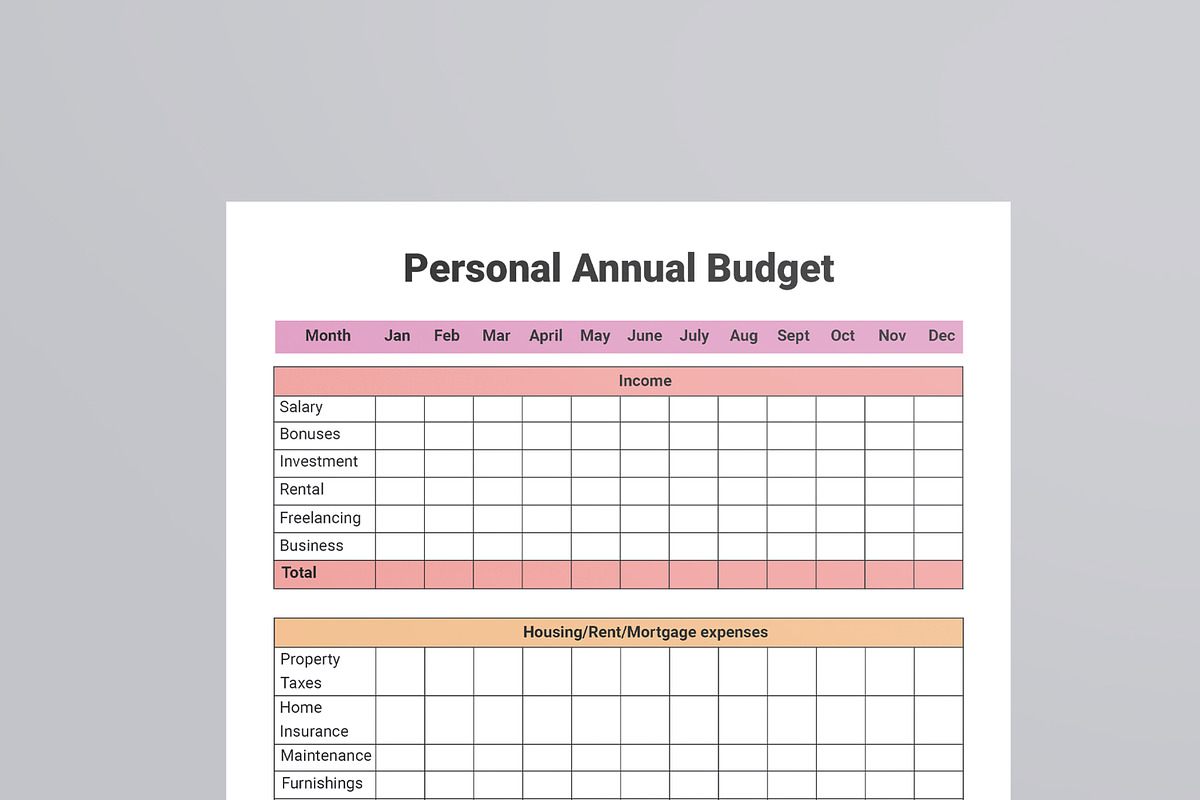 Budget Templates, a Stationery Template by MightyDesign (Photo 2 of 8)