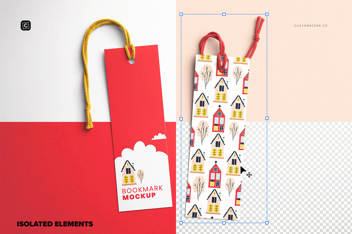 Bookmark Mockup, a Product Mockup by Custom Scene (Photo 4 of 8)