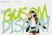 GUSOM — Gritty Poster Headline Font, a Handwritten Font by Enxyclo Studio (Thumbnail 1 of 11)